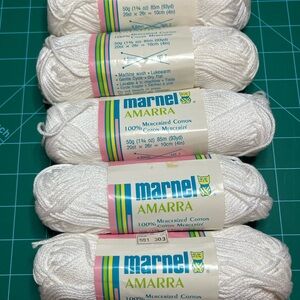 Amarra White Cotton Yarn